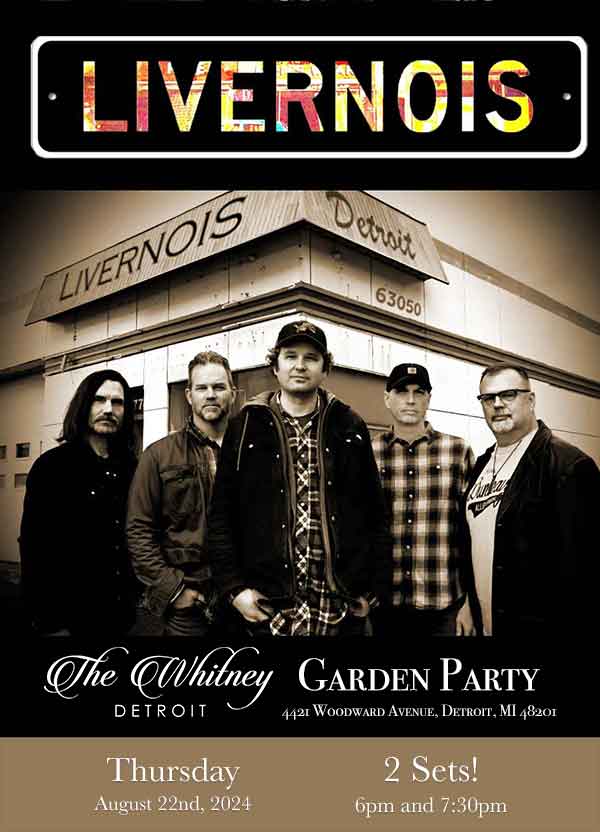 Livernois Band The Whitney Garden Party